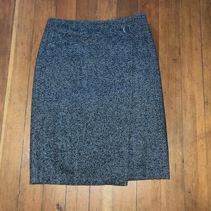 Gray Ann Taylor Skirt